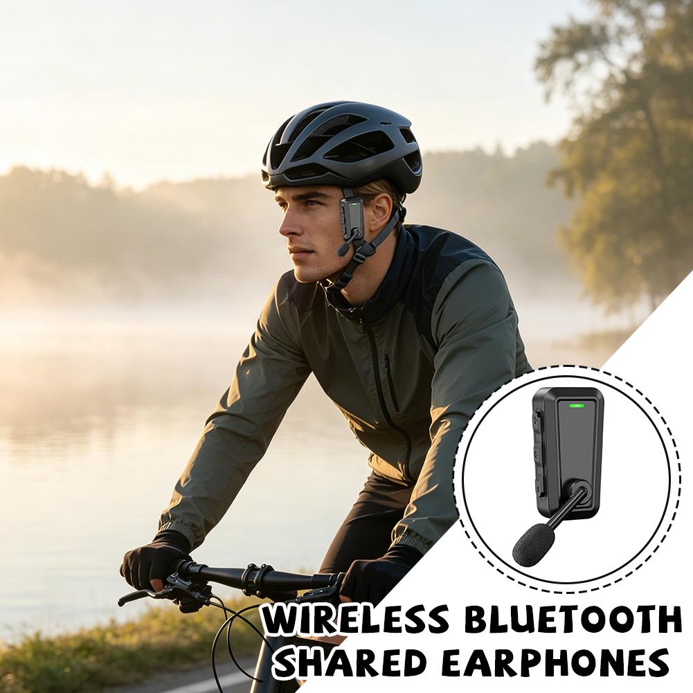 Intercom Headset Helmet - Geräuschunterdrückender Motorradhelm mit Bluetooth-Intercom, wasserdicht, für