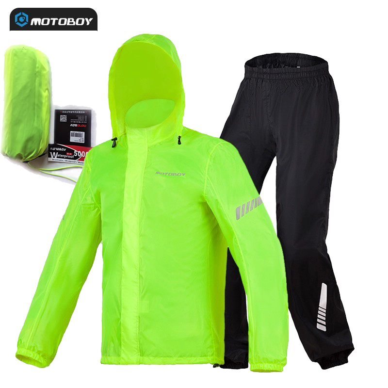 Motorcycle Gear Companies - Ultradünner Regenmantel, wasserdicht, für Motorradfahrer, Herren-Regenmantel,