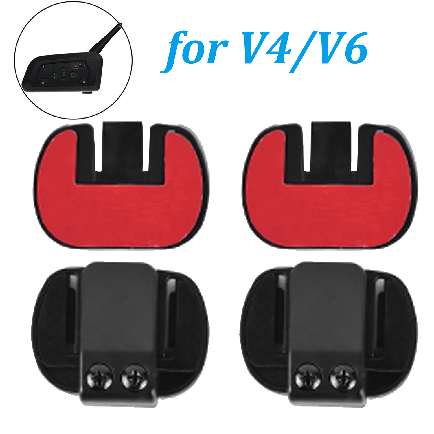 Intercom Headset Helmet - 2 Stück für EJEAS V6 Pro/3,5