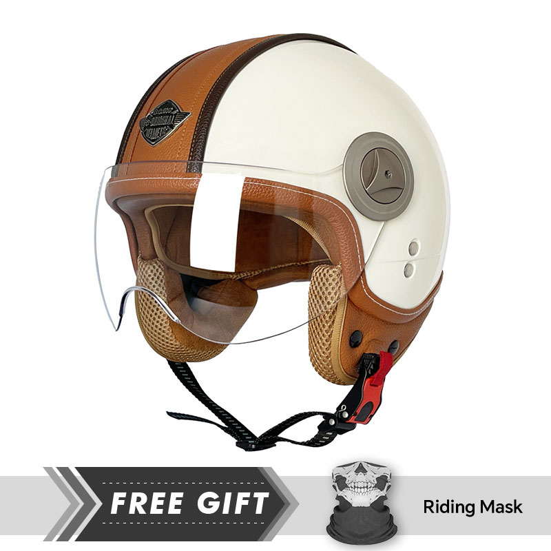 Motorcycle Gear Store - Open Face Motorradhelm Bequemer 3/4 Jethelm