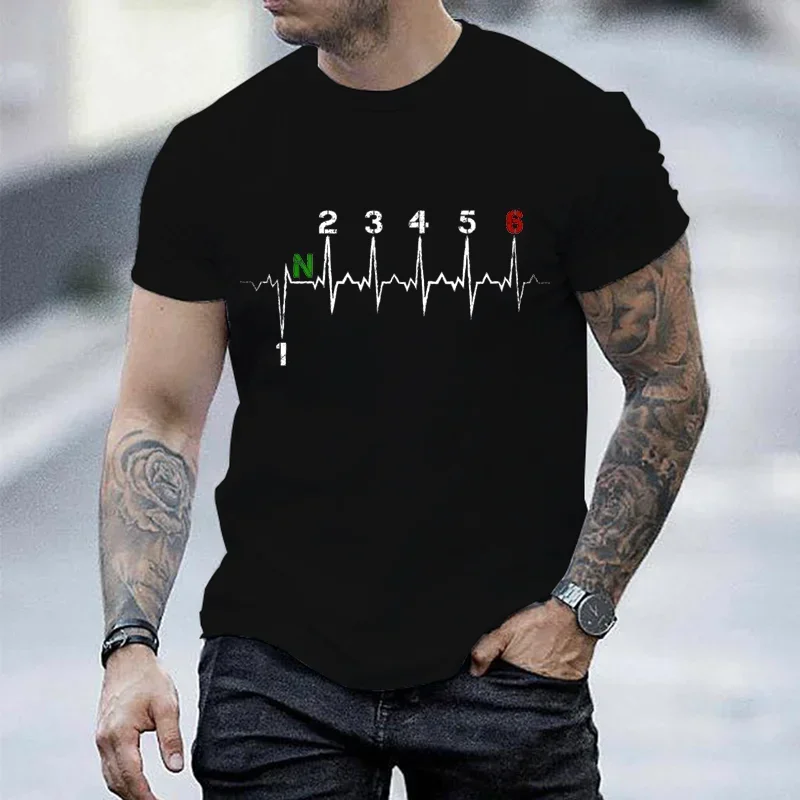 Motorcycle Gear Brands - Männer Marke T-Shirts Motorrad Gangsc haltung