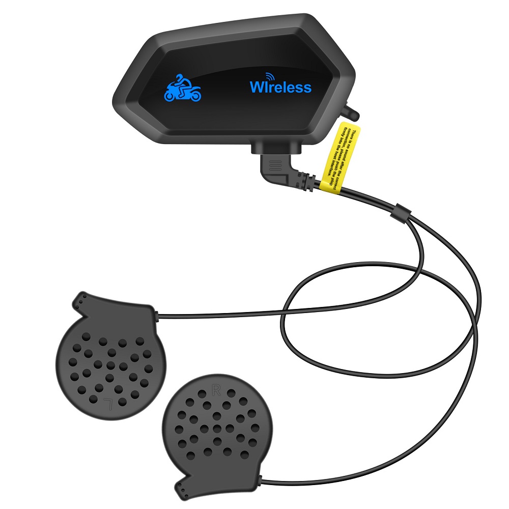 Intercom Headset Helmet - Motorrad-Gegensprechanlage, Helm-Headsets, Bluetooth 5.0, kabelloses Freisprech-Anruf-Set,