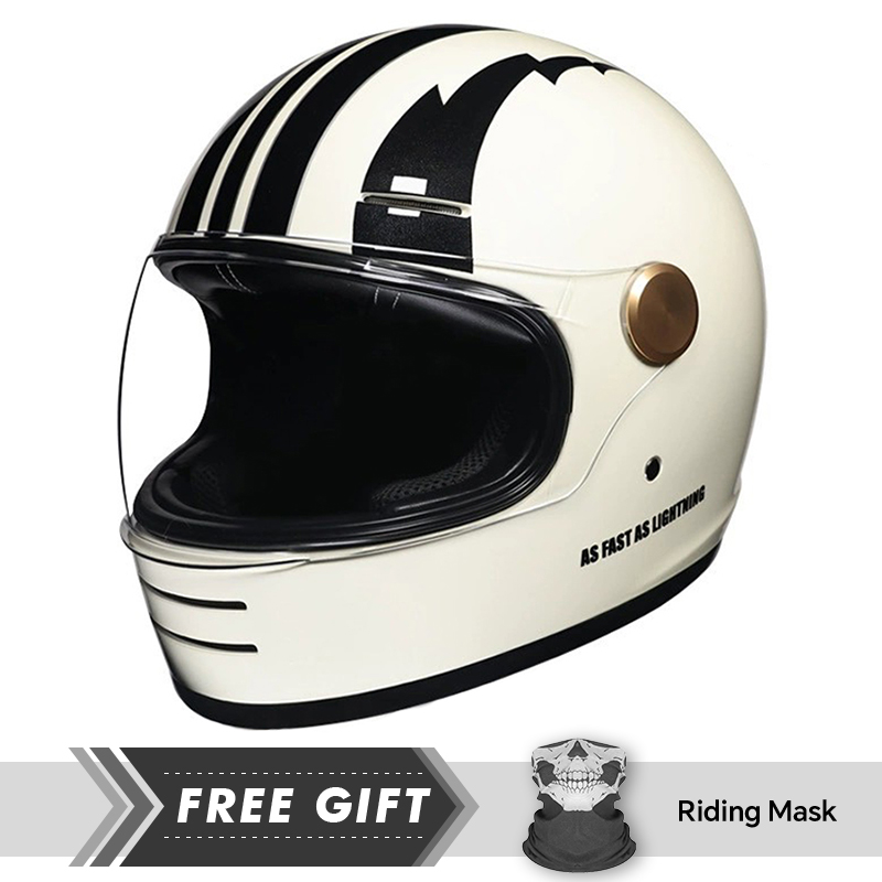Motorcycle Gear Store - Vollgesichts-Motorradhelme aus Leder für Herren und