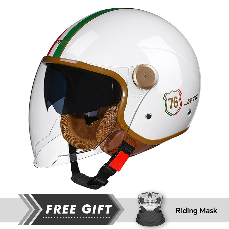 DOT ECE-zugelassener Retro-3/4 – Motorcycle Gear Store Bewertung und Preis