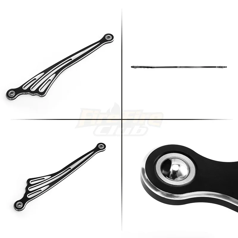 Schwarzer Motorrad flügel cnc  – Motorcycle Gear Harley Davidson Bewertung und Preis