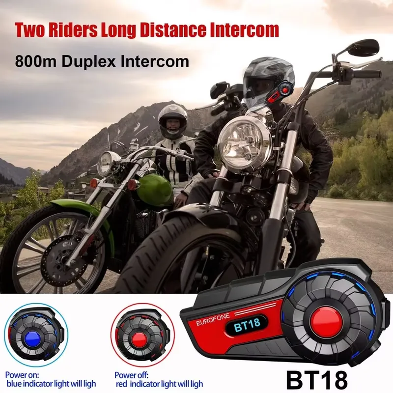BT18 Motorradhelm-Intercom IP6 – Intercom Headset Helmet Bewertung und Preis