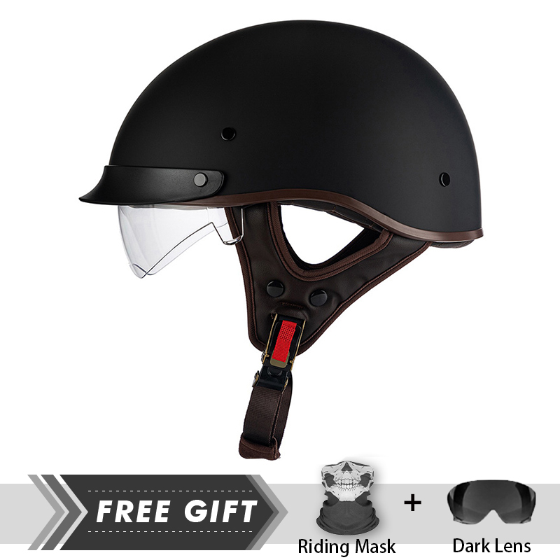 Crash Head piece Half Face Hel – Motorcycle Gear Store Bewertung und Preis