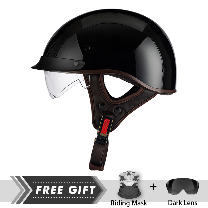 Crash Head piece Half Face Hel – Motorcycle Gear Store Bewertung und Preis