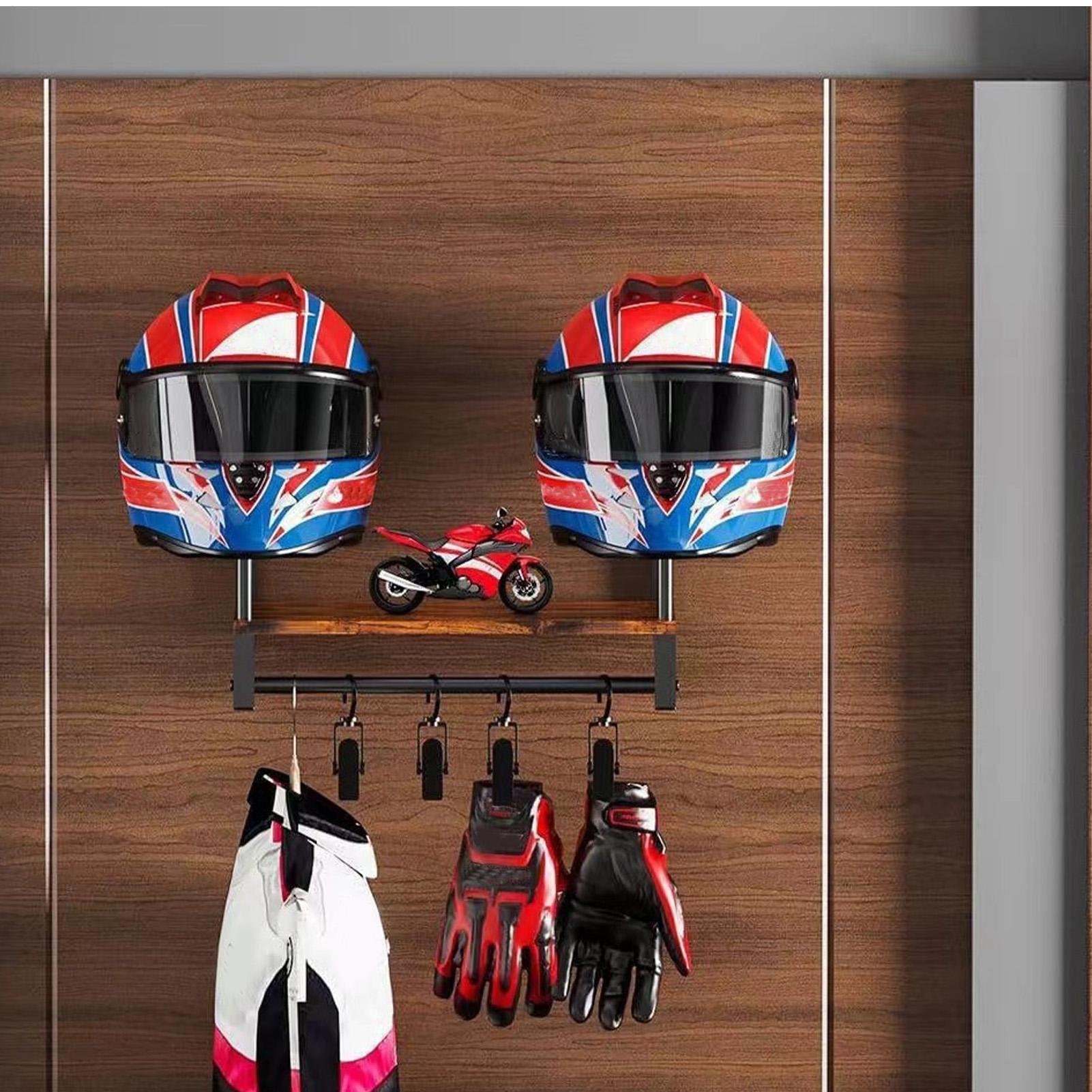 Holz Motorrad Helm Display Rac – Motorcycle Gear Display Rack Bewertung und Preis