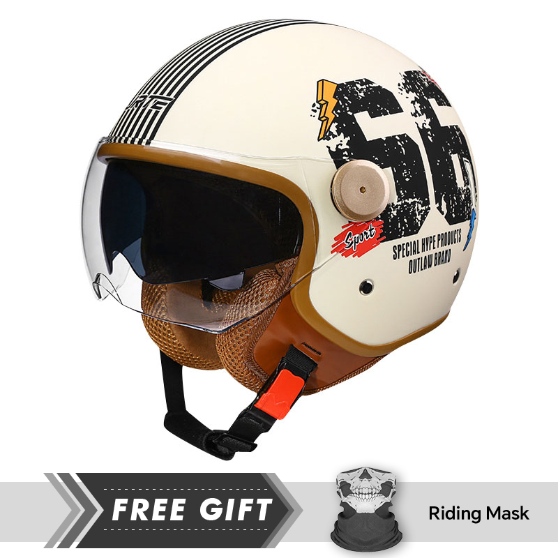 DOT 3/4 Open Face Motorrad Hel – Motorcycle Gear Store Bewertung und Preis