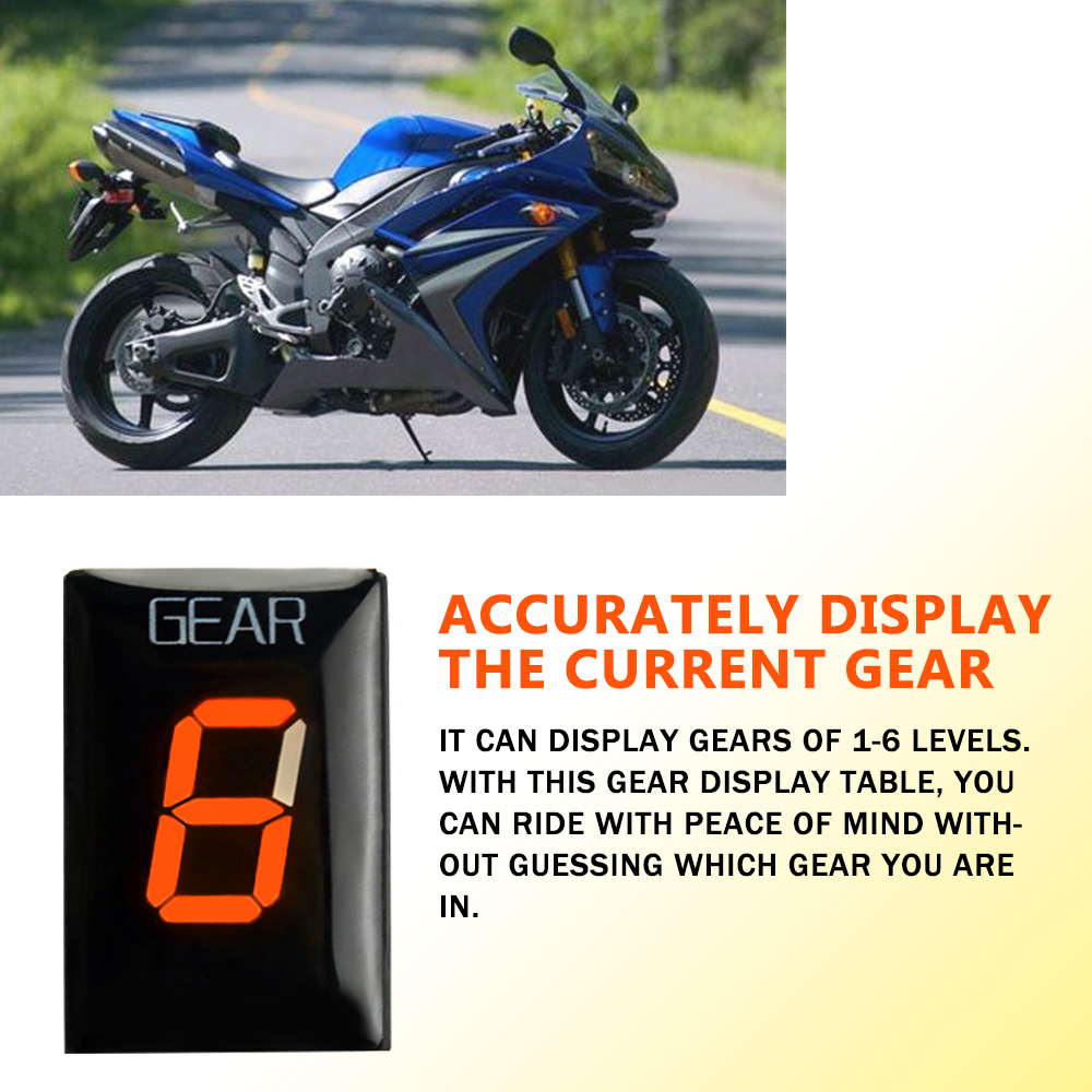 Für Yamaha YZF-R1 YZFR1 YZF-R6 – Motorcycle Gear Display Bewertung und Preis
