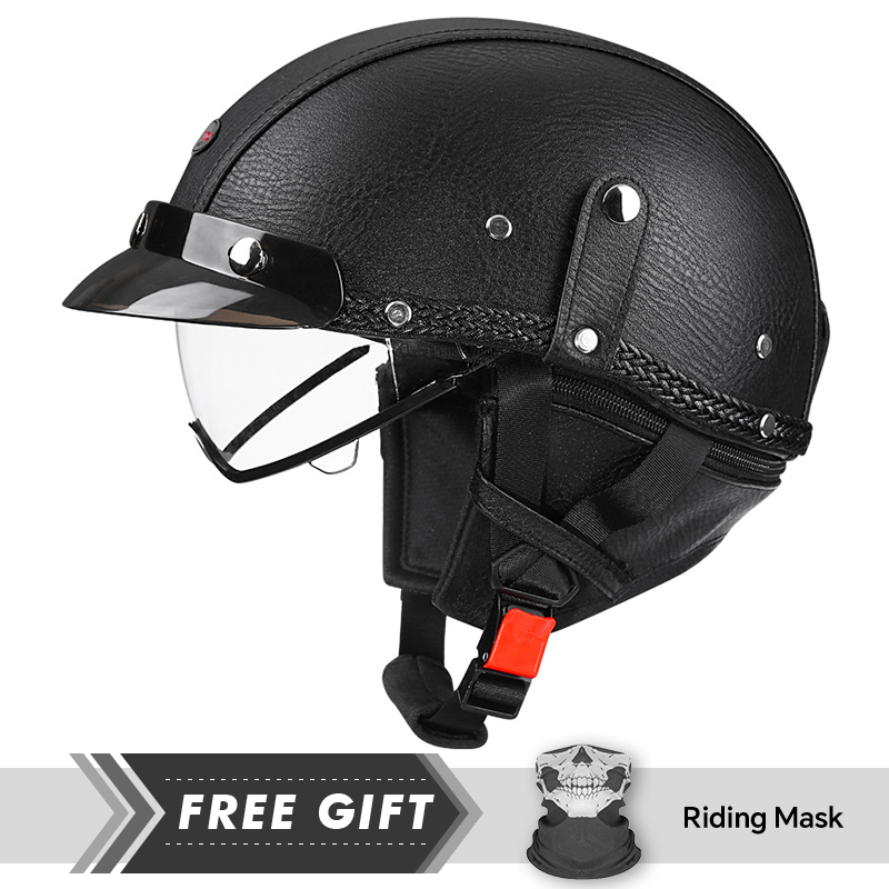 Herren Retro Motorrad Halbhelm – Motorcycle Gear Store Bewertung und Preis