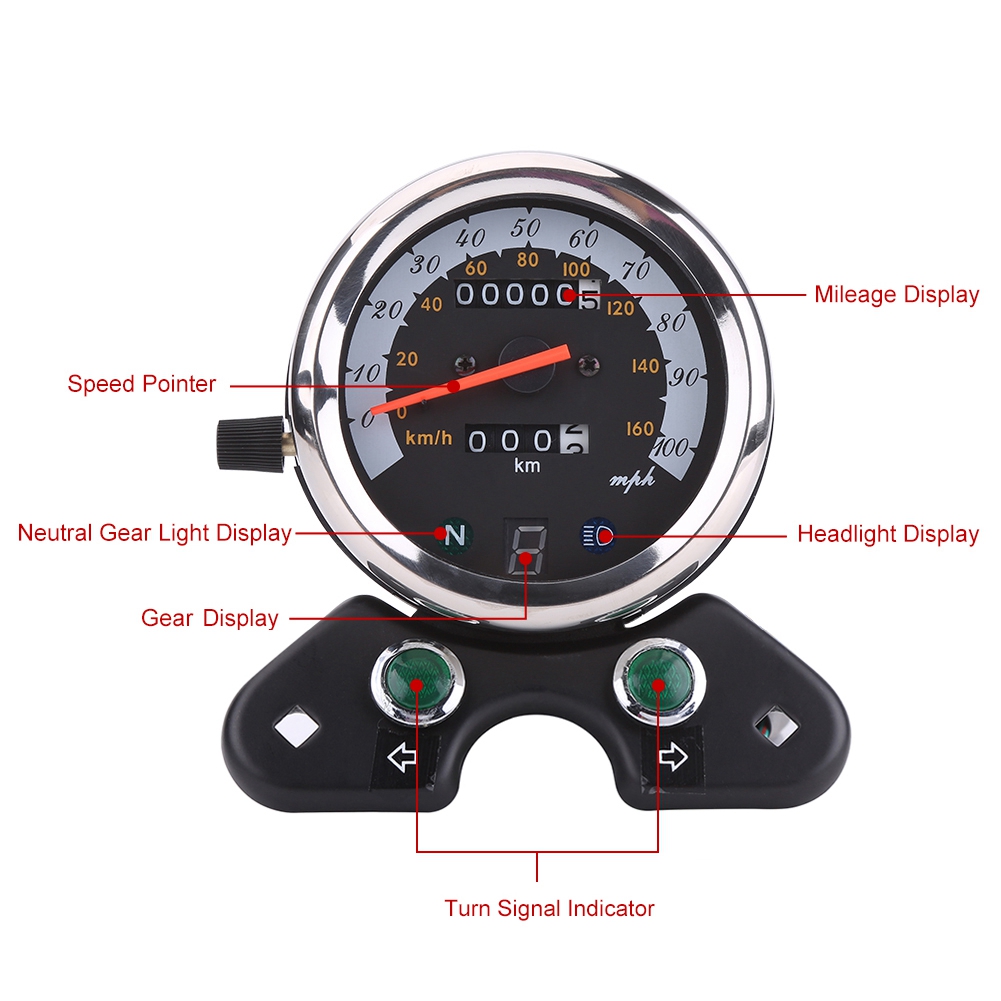 Motorrad-Tachometer, Motorrad- – Motorcycle Gear Display Bewertung und Preis