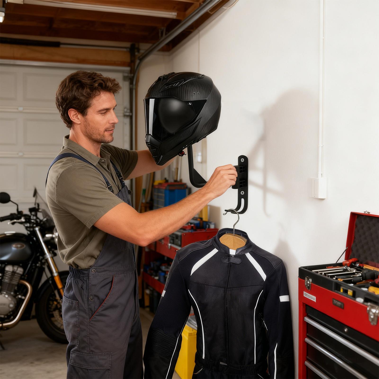 Helm Organizer Wand Display Ra – Motorcycle Gear Display Rack Bewertung und Preis