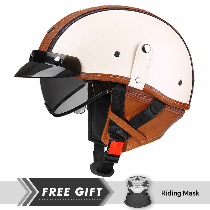 Erwachsene Retro Halbgesichtsh – Motorcycle Gear Store Bewertung und Preis